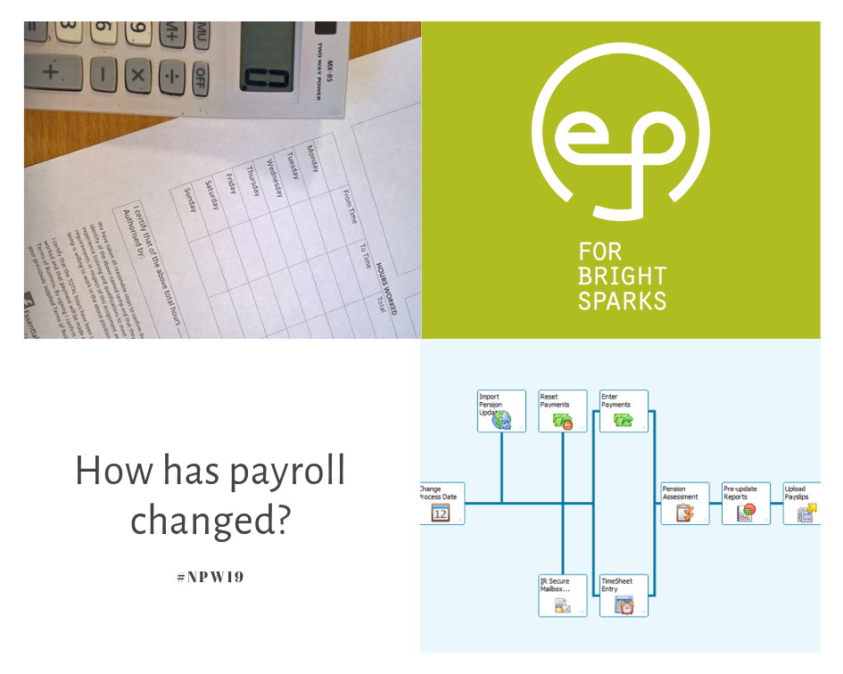 From endless sheets of paper and calculations, now payroll is all digitised and cloud based